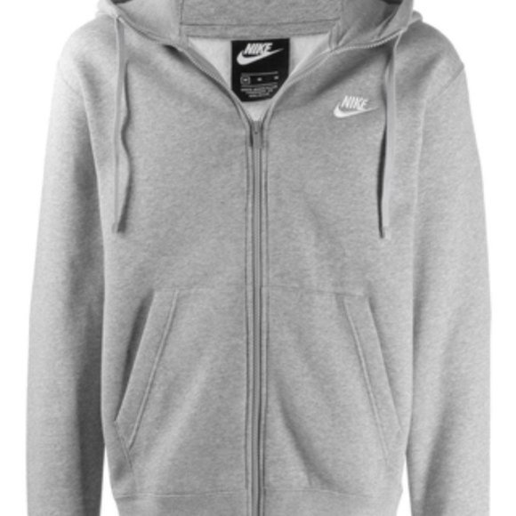 girls nike hoodie grey 